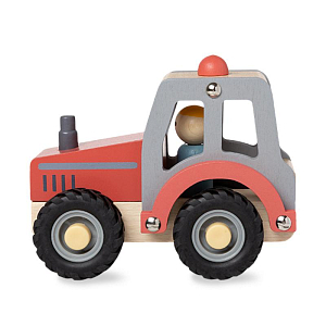 Игрушечный трактор LUKNO, красный